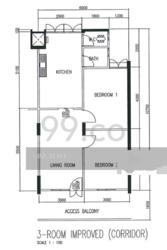 Blk 96 Lorong 3 Toa Payoh (Toa Payoh), HDB 3 Rooms #143962342
